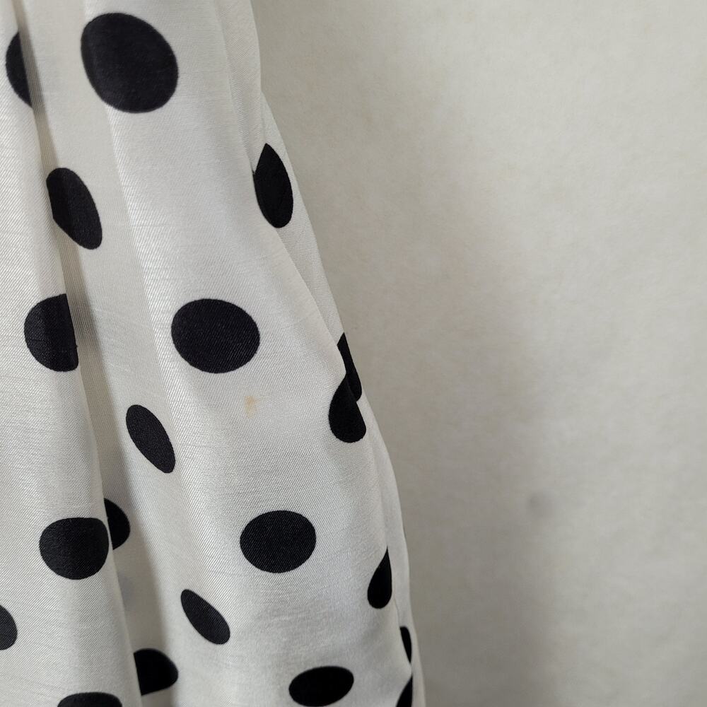 Jessica Howard Black and White Polka Dot Midi Dress - Picture 10 of 13
